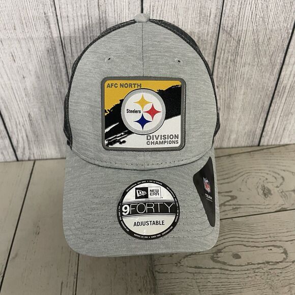NFL Pittsburgh Steelers New Era 2020 AFC North Division Champions Snap Back Hat - Picture 1 of 7